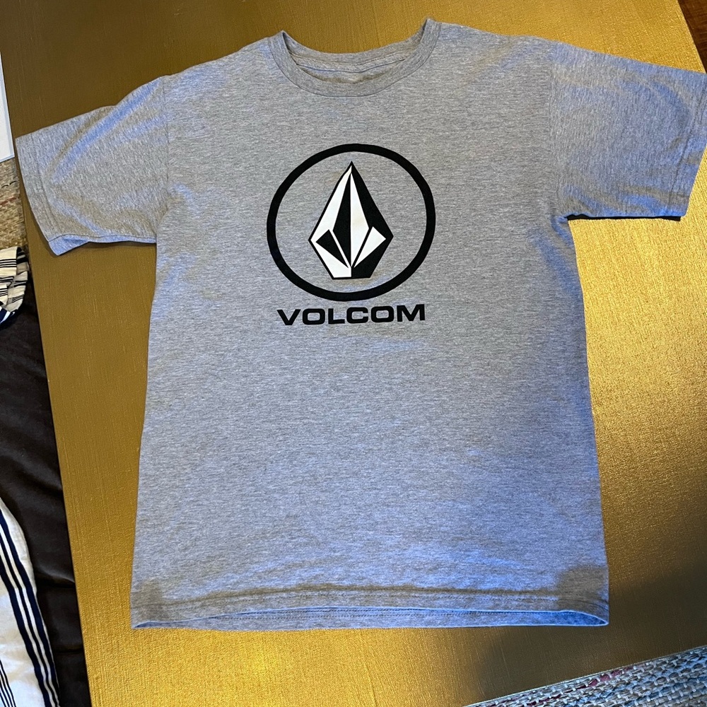 Volcom Heather Gray Crew Neck Tee